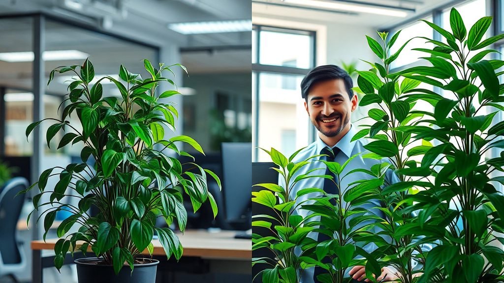 自养植物 vs 专业租摆：办公室绿植管理方式大比拼